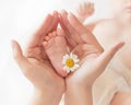 Baby foot close-up